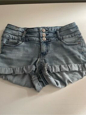 Woman’s blue spice shorts
